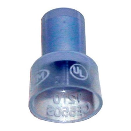 Allpoints Allpoints 85-1028 Clear Tin Plated Copper Closed End Connector; Wire Gauge: 10 - 100/Box 851028